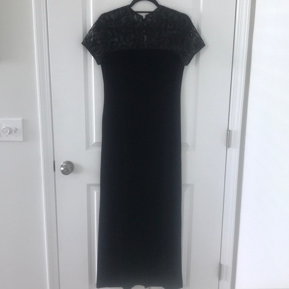 Donna Morgan long black dress - Picture 1 of 5
